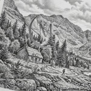 Hyper-realistic graphite drawing by Mel Shenalli.